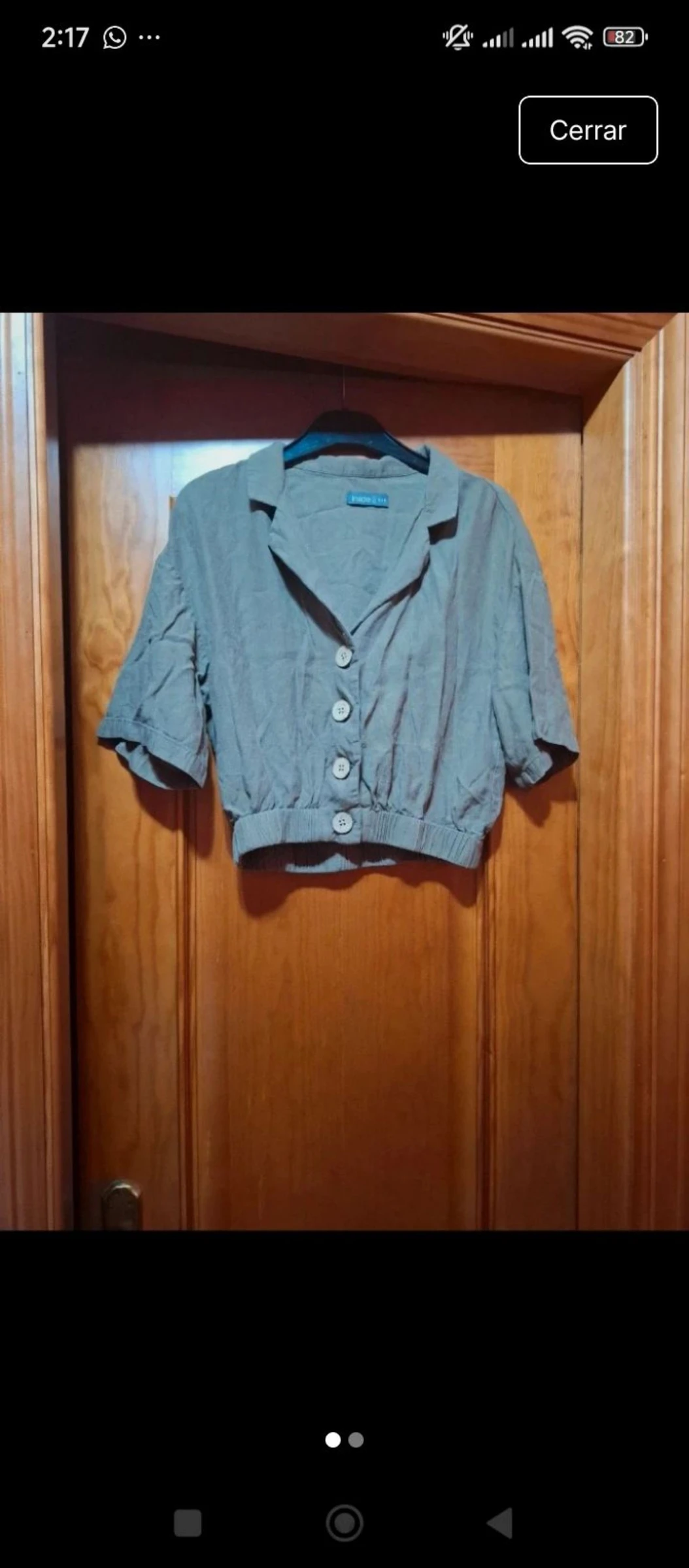 Top/blusa corta inside